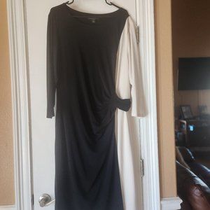 Ralph Lauren Color block Black & White Dress